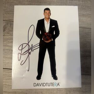 David Tutera autographed poster